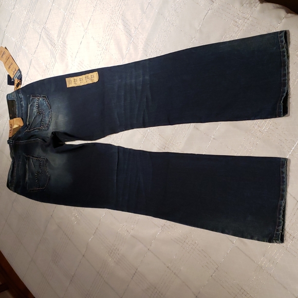 Silver Jeans New Womens Suki Mid Rise Slim Bootcut Jeans Fluid Denim Womens 🎉HP - Picture 10 of 17